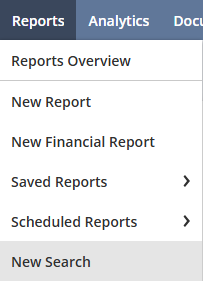 7. Reports - New Search