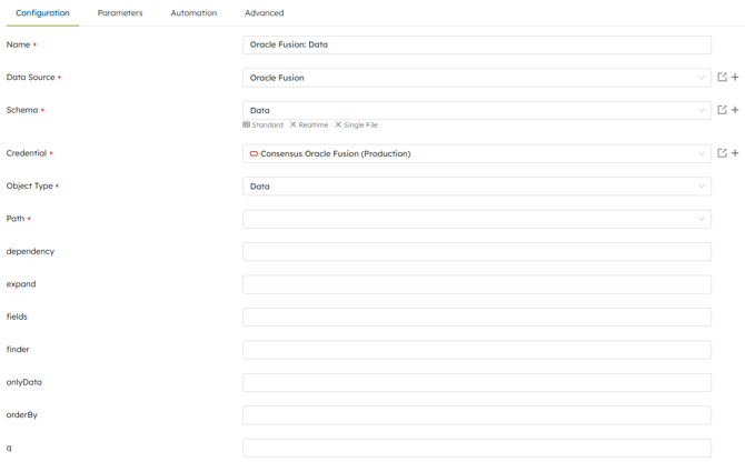 Oracle Fusion Data Collector