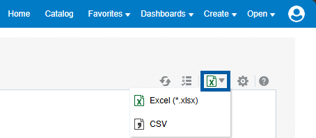 Oracle Fusion Export Report