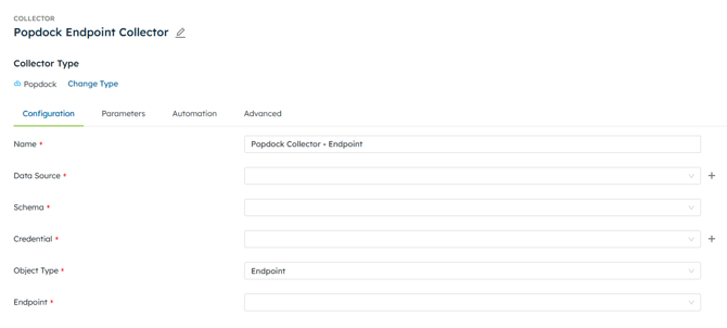 Popdock Collector - Endpoint