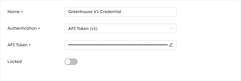 Greenhouse V1 Credential