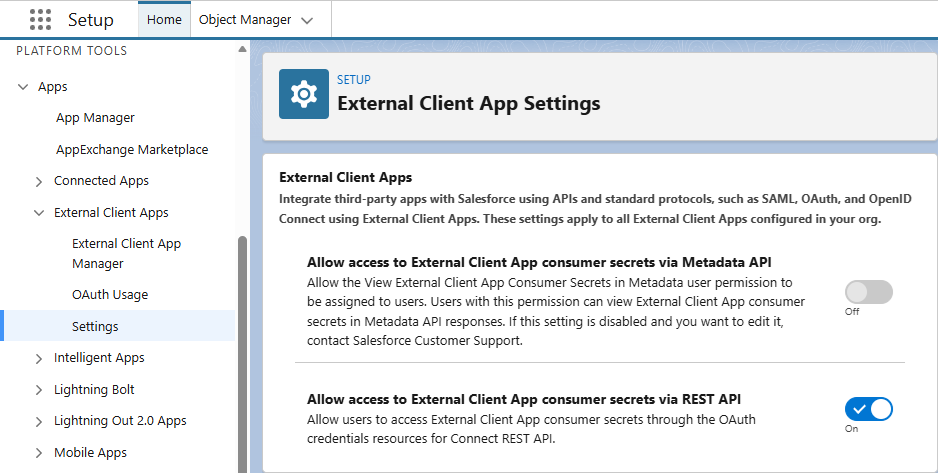 Salesforce Credentials
