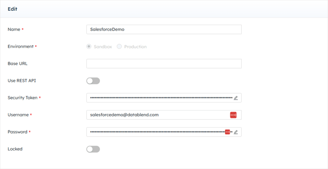 Salesforce Standard SOAP Credential