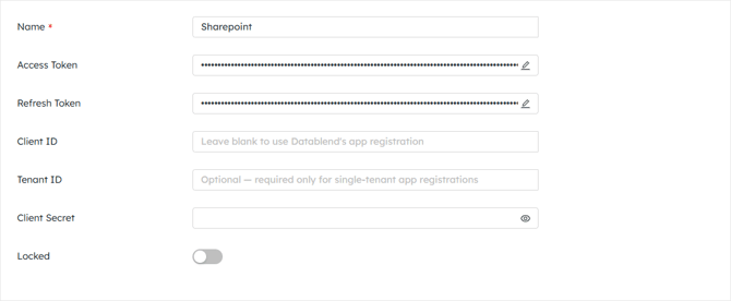Sharepoint Credentials