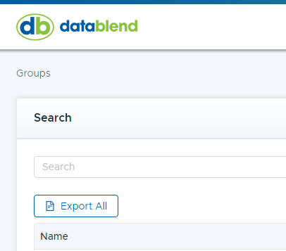 Dashboard Group Page