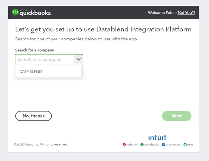 QBO 4 Credentials